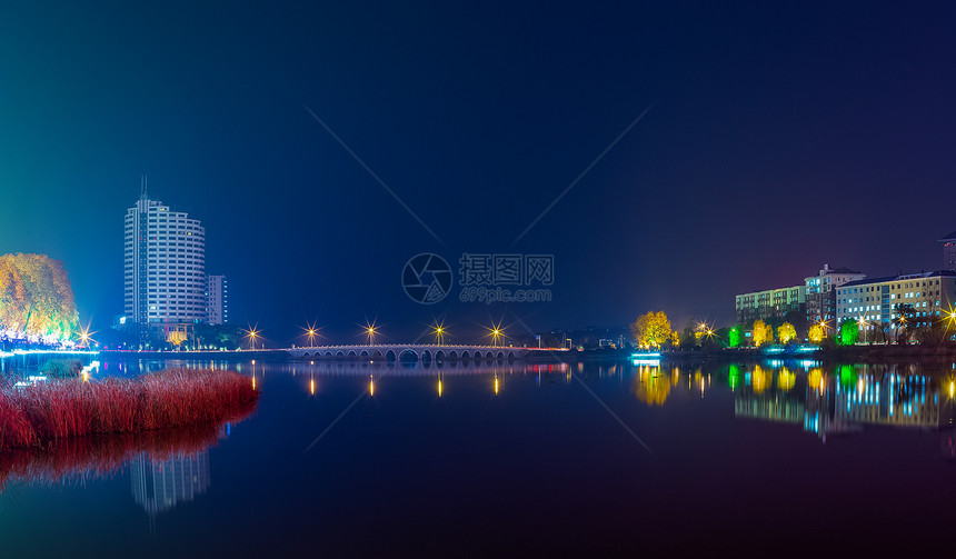 城市建筑夜景美图图片