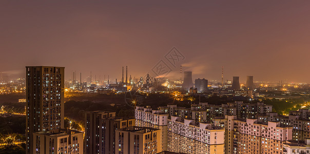城市建筑夜景美图背景图片