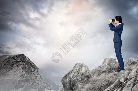 极度危险的悬崖悬崖边隐藏的危险设计图片