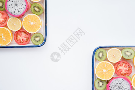 水果大杂烩水果切盒高清图片