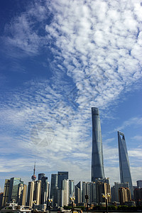 美丽上海上海中心环球中心图片