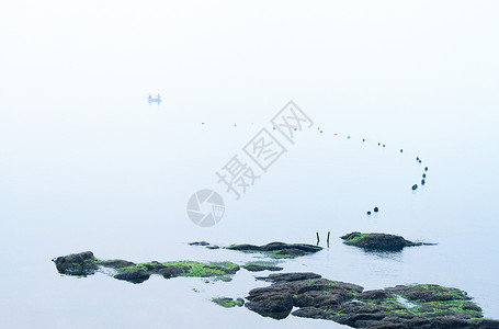 古风小船一叶小舟中国风背景