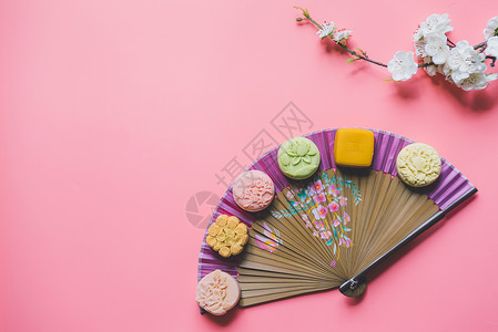 创意中秋月饼中国风图片