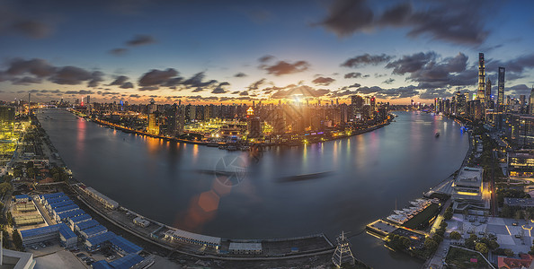 都市新年夜苏河湾全景背景