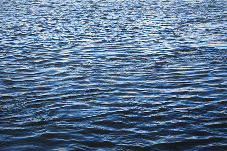 蓝色的湖面深邃的水面背景