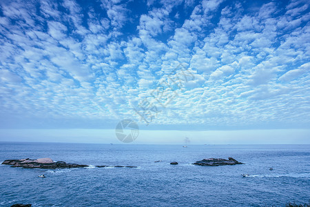 唯美海滩风光东极岛海水背景背景