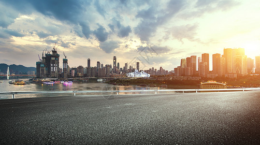 重庆高速公路重庆城市汽车道路背景