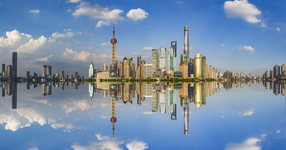 上海蓝背景图片