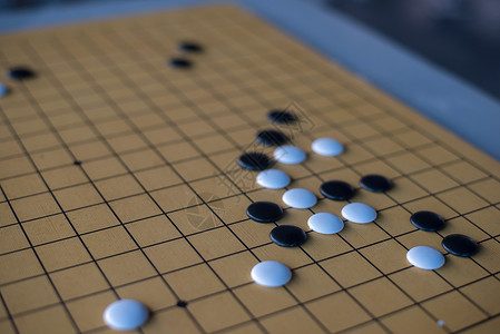 围棋对弈背景图片