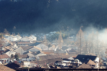 火焰地藏菩萨九华山背景