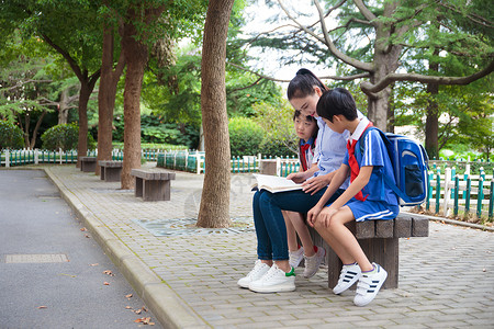 校园老师学生背景图片