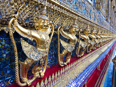 泰国大皇宫的金刚背景图片