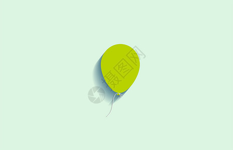 夏天颜色简单气球背景设计图片