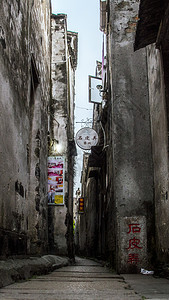 中国风古建筑大街小巷图片