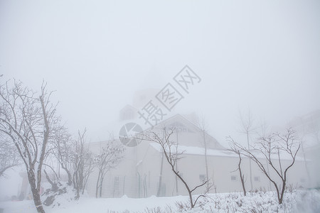 雪屋雪景素材图片