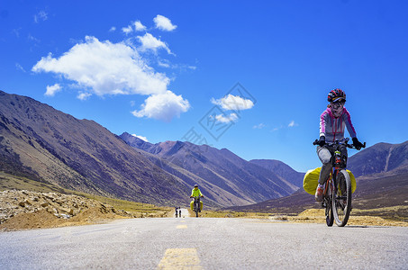 路自行车骑车背景