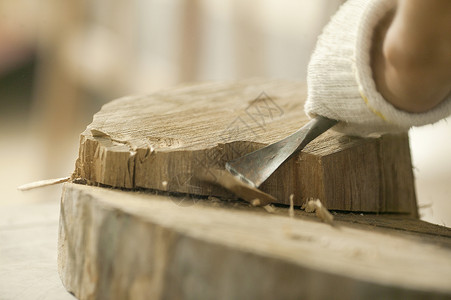 木匠雕刻木材雕刻工具高清图片