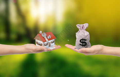 贷款背景房地产贷款概念设计图片