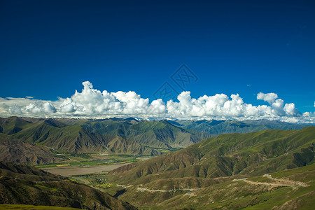 西藏山脉天路图片