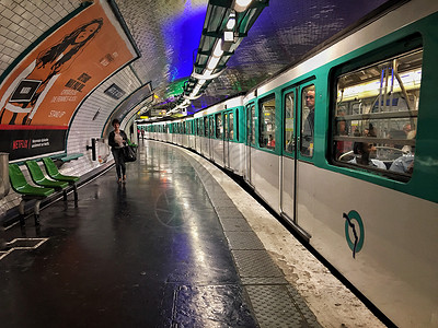 巴黎地铁巴黎交通高清图片