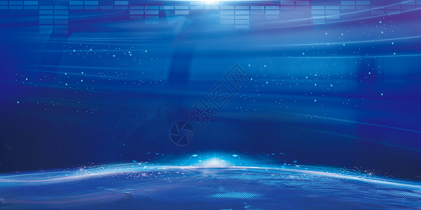 蓝鲸高清素材科技背景设计图片