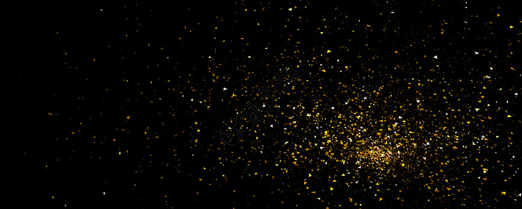 爆炸金色粒子图片