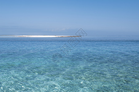 海域捕捞清澈见底的三沙海域背景