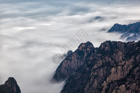 黄山云海美景图片