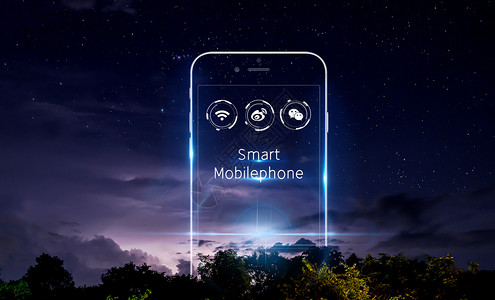 Iphone充电线智能手机设计图片