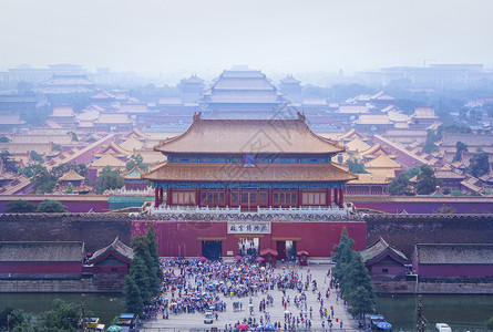 国庆节故宫旅游图片