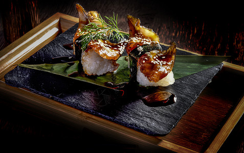 寿司背景图片