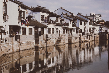 中国元素江南水乡古镇图片