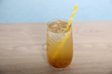 金桔柠檬茶背景图片