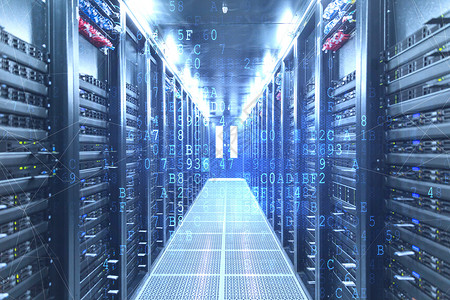 数字数据库服务器信息化机房设计图片