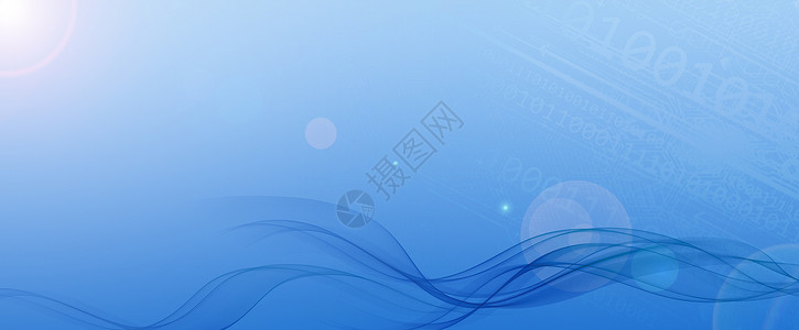 白色漂浮蓝色商务科技背景图设计图片