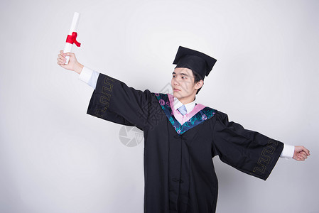 高中证书素材毕业教育学生底图背景