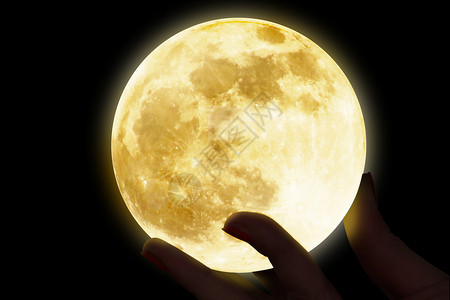 明月素材中秋月亮设计图片