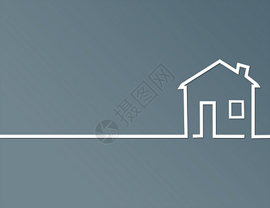 网页模板的房子标志背景图片