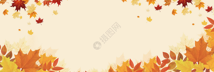 秋季淘宝秋季背景设计图片