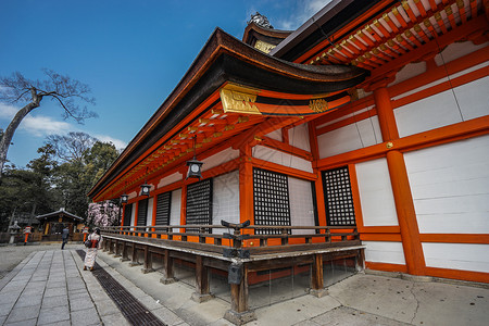 京都八坂神社背景图片