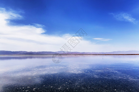 青海茶卡盐湖天空之镜高清图片