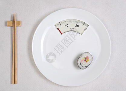 低卡食品体重秤简约高清图片