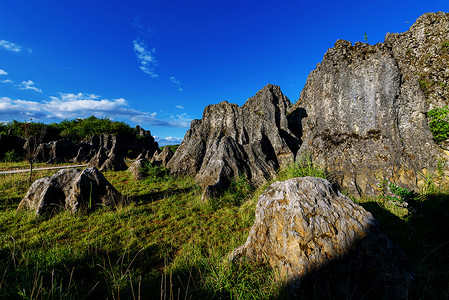 石峰公园贵州下司石林风光背景