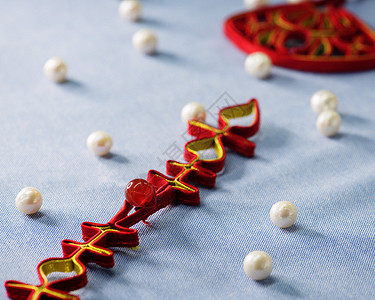 中国传统刺绣旗袍盘扣背景