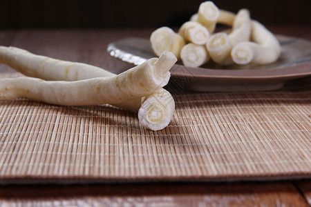 药膳食材沙参背景