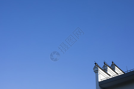 飞机飞过楼宇中国元素古建筑背景