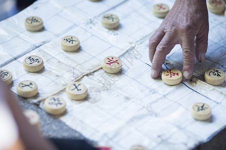 棋谱中国元素民间象棋背景