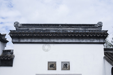极简中国风古建筑图片