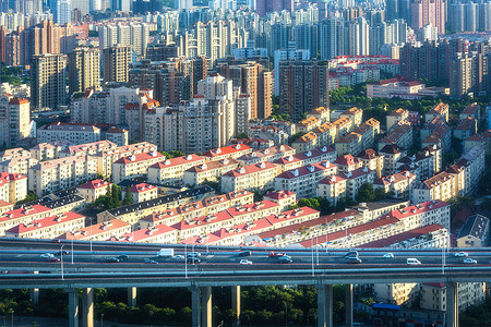 城市与交通高架房屋高清图片