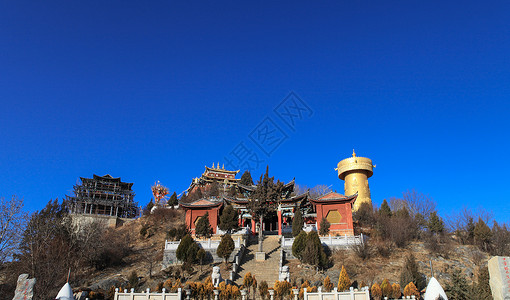 世界第一香格里拉大佛寺转经筒背景